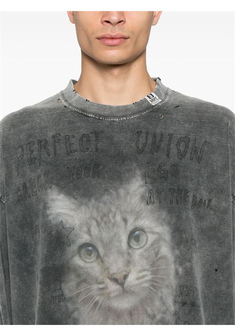 bleached l/s tee man black MAISON MIHARA YASUHIRO | A14LT621BLACK